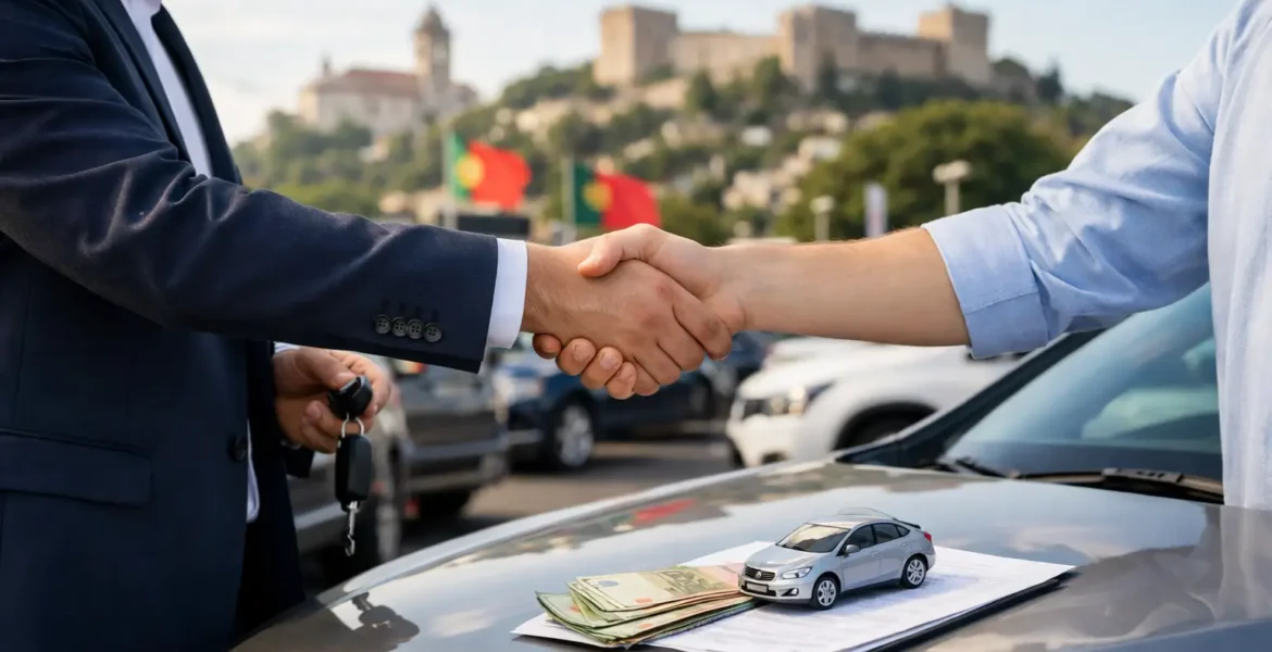Parceria de financiamento para stands automóveis